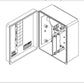 EDC-02P-NH Wall Mount Fiber Box: Corning, accepts Panels, Modules, Splice Trays - Indoor/Outdoor