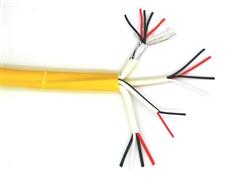 ACC-PL-MR-YL Multi-AWG Access Control Cable, Partially Shielded, Plenum (Priced per foot.) - Yellow