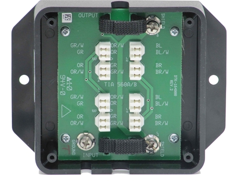 DTK-110C6APOE Entrance Protector: Ditek, CAT6A 10GbE, PoE, 110/110