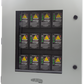 DTK-DF120S12 Ditek 120/240 Series Connected Surge Protector - 12 circuits - with Dry Contacts and Audible Alarm